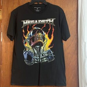 Black Megadeth Graphic Tee